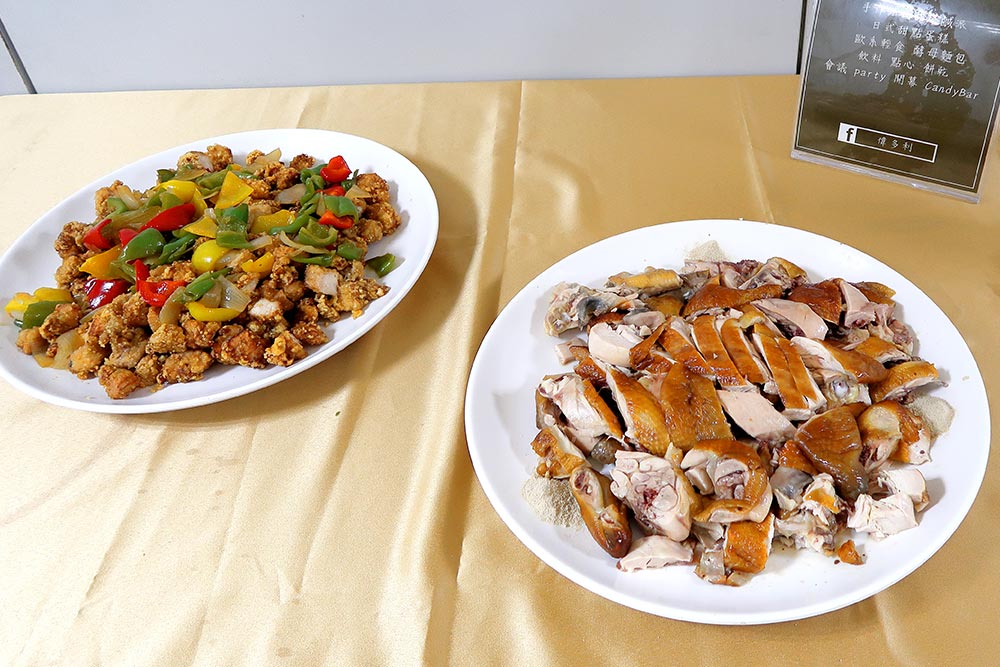 政治大學職涯分享會上的茶會點心