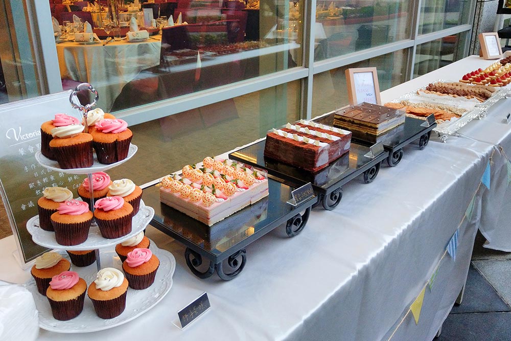 水源婚禮會場candybar準備的宴會點心