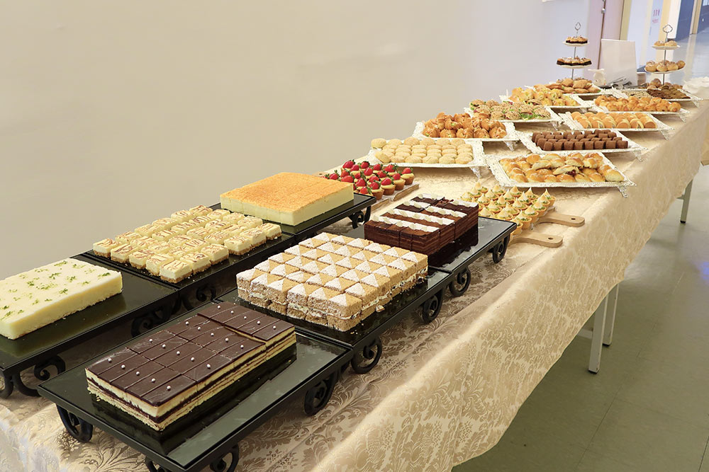 台灣人工智慧年會後享用的茶會點心