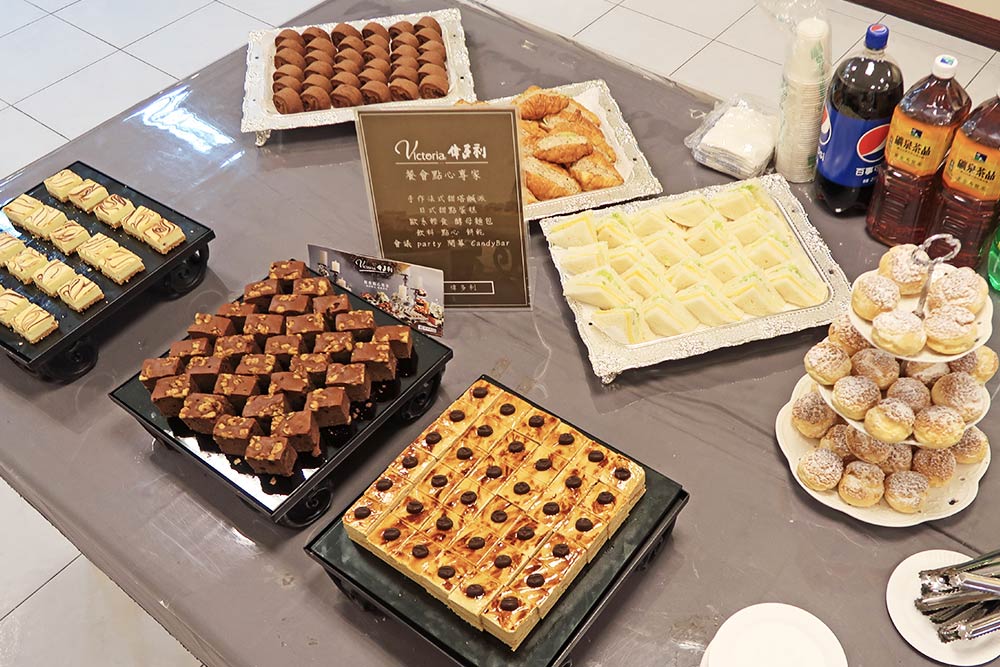 書法展覽上的茶會點心-蕙風堂