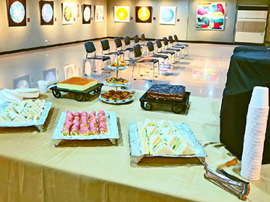 劉中光創作展茶會點心-德群畫廊