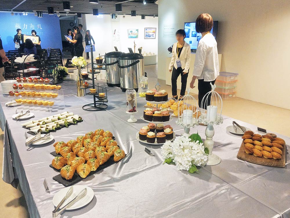 2018新北市共融藝術節藝術作品展茶會點心