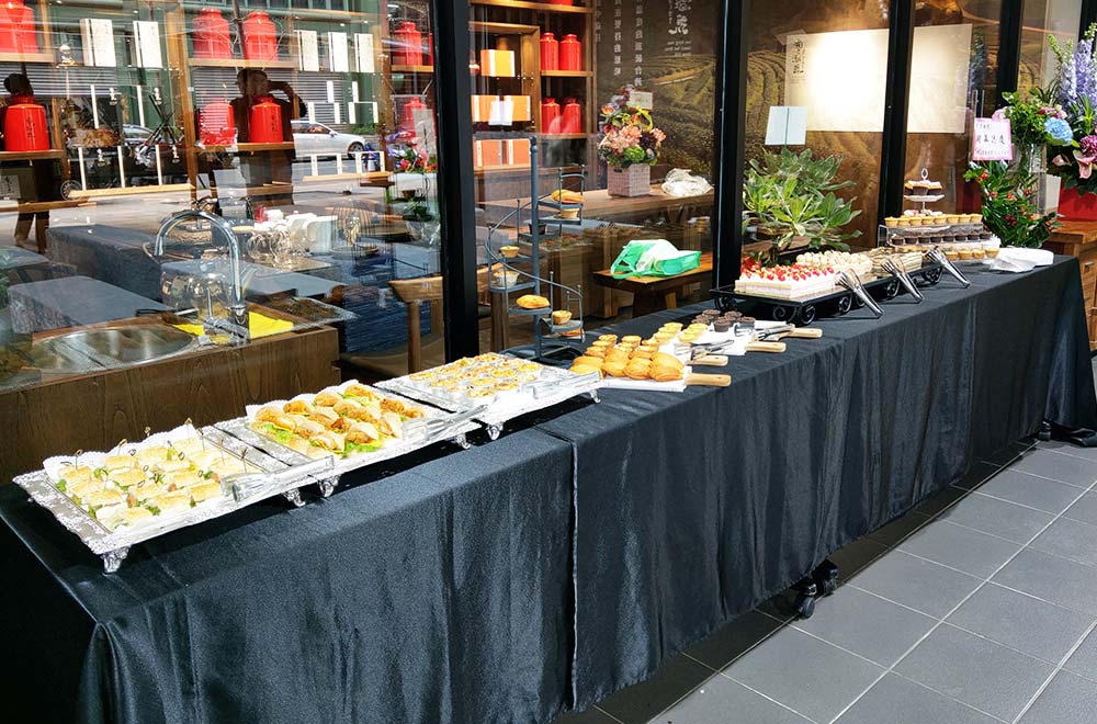 紐柏林國際車業開幕外燴點心
