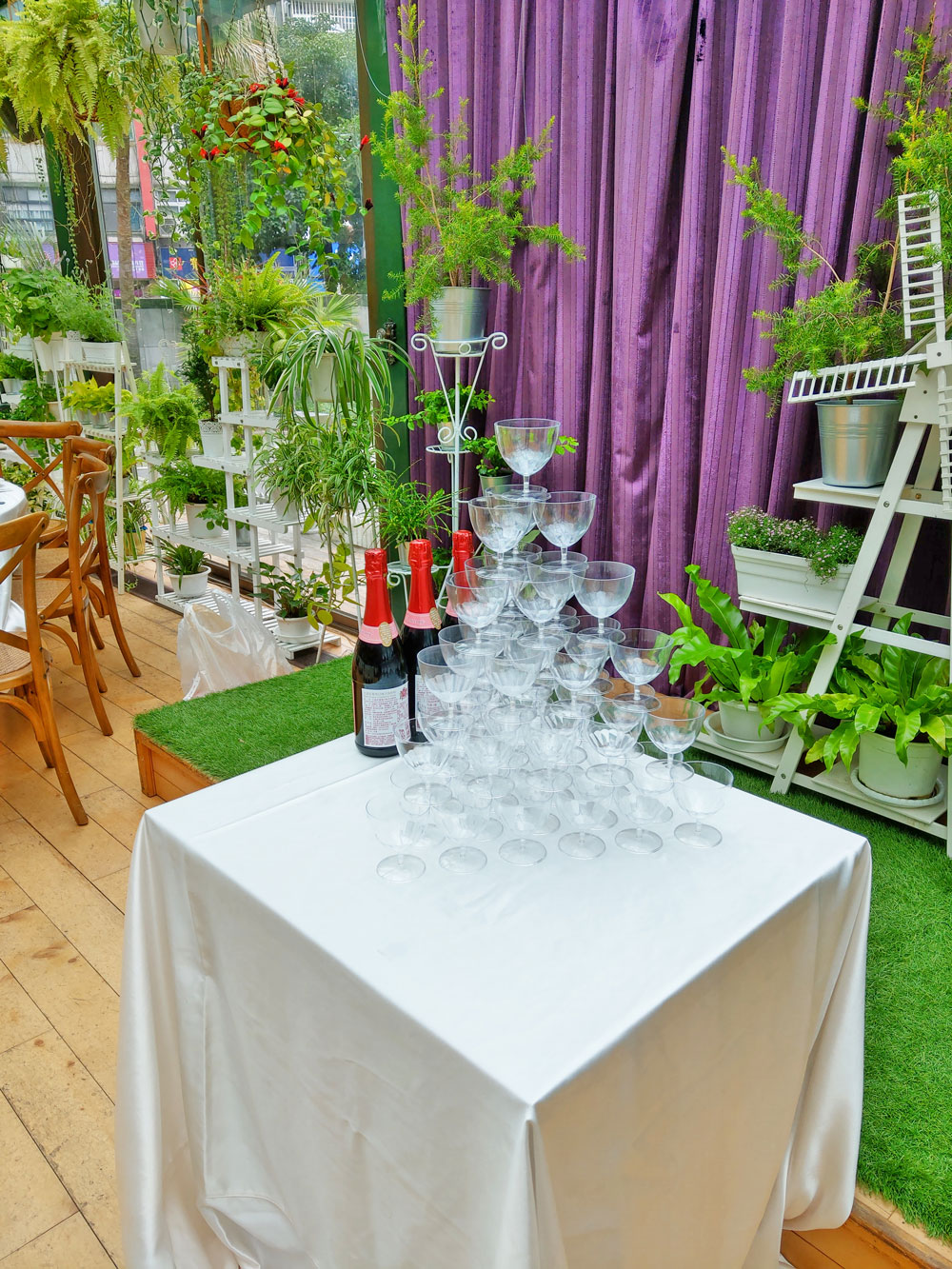 茶會點心-香檳塔