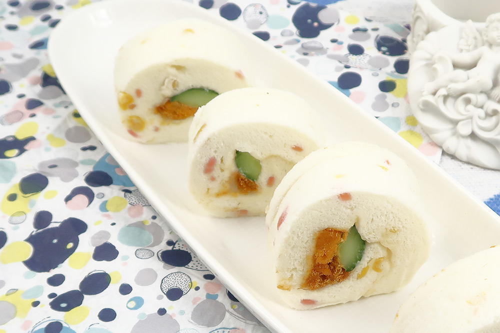 茶會點心-玉米肉鬆瑞士捲