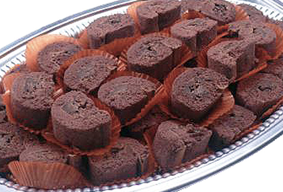 巧克力脆片瑞士捲