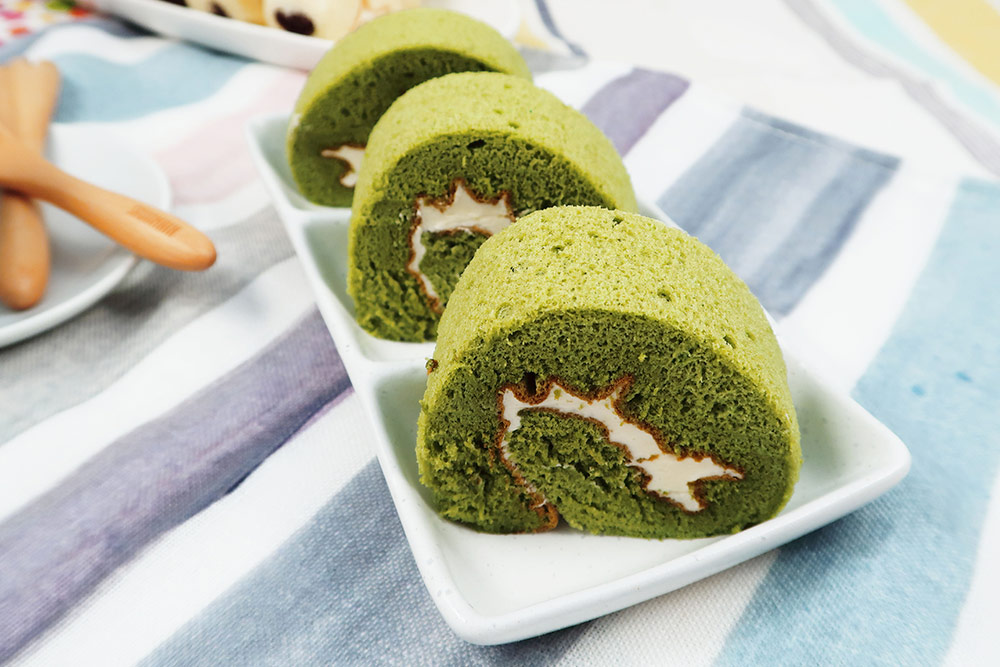 茶會點心-抹茶瑞士捲