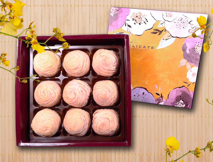 伴手禮-芋頭金沙月餅禮盒(9入)